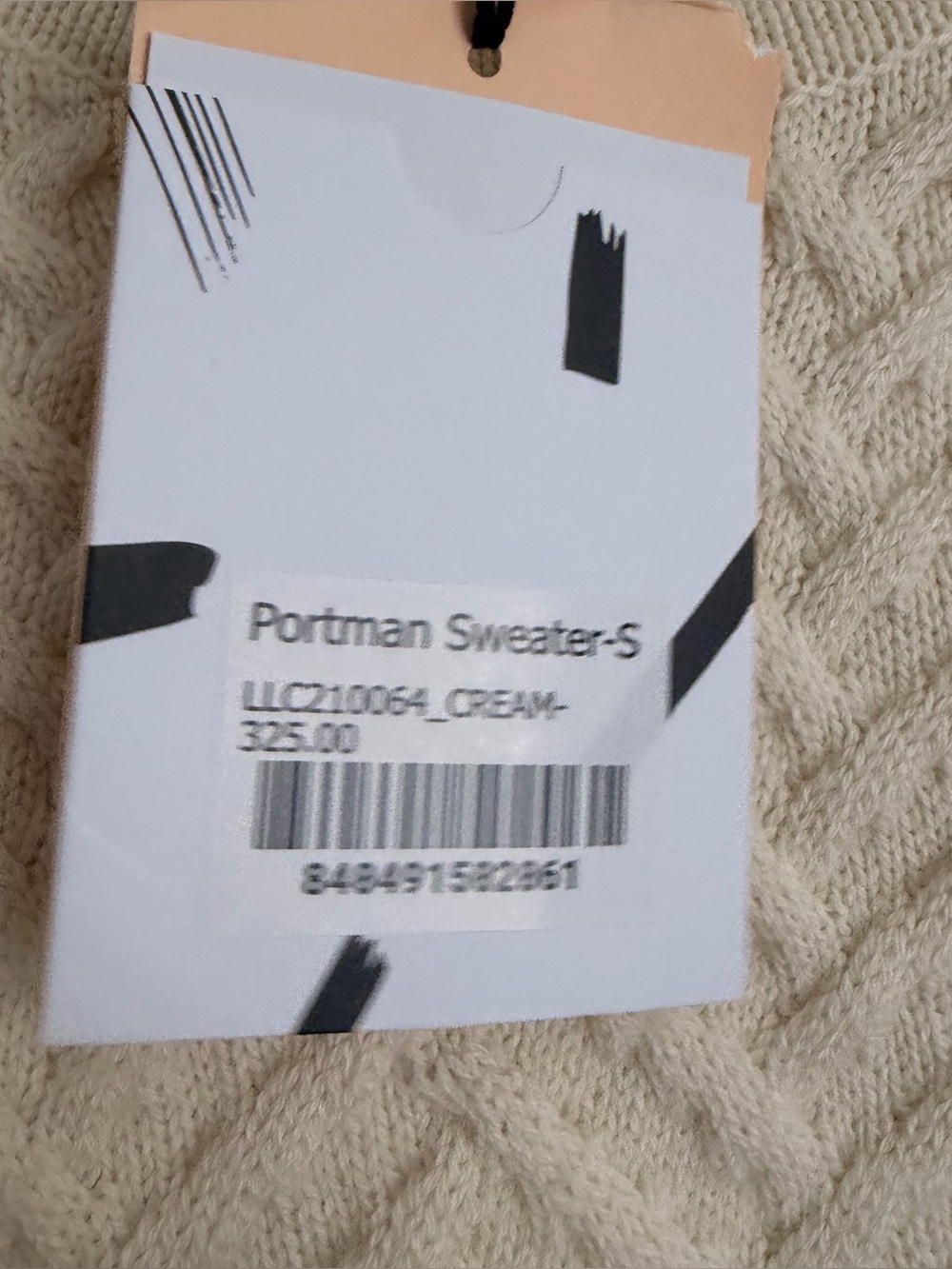 La Ligne Portman Sweater- Cream - Picture 4 of 7